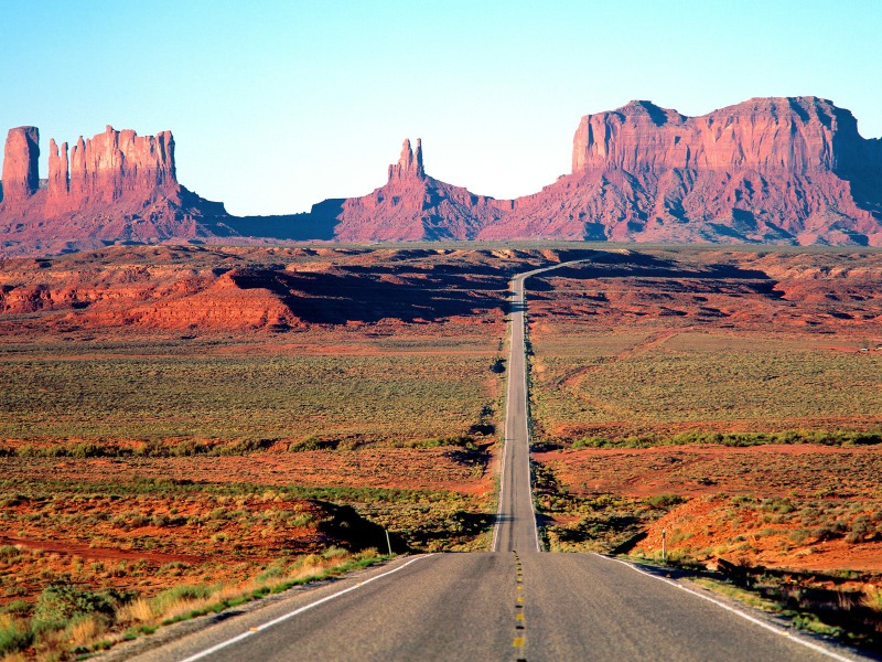 on the road again, monument valley, arizona